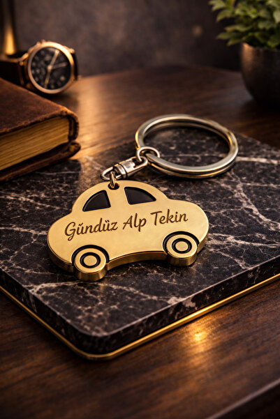 Genel Markalar Çelik araba model anahtarlık kişiye özel şık ve modern no 20001
