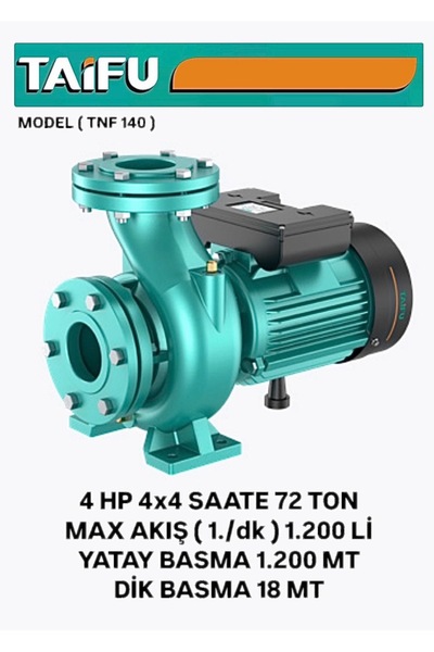 Taifu TNF 140 YÜKSEK TONAJLI SULAMA POMPALARI