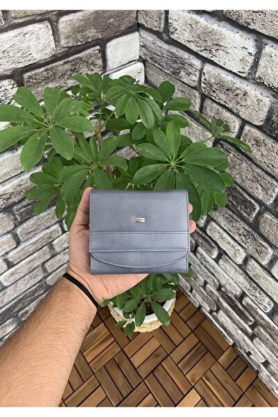 GUARD Gray Genuine Leather Multi-Compartment Women's Wallet // Grd260225Wt862