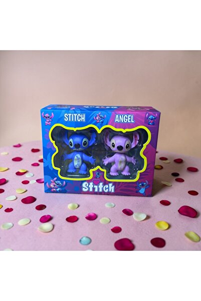 MEGOLA STORE Disney Stitch ve Angel İkili Figür Oyuncak Set