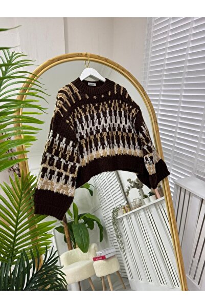 onix Nordic Sweater Brown