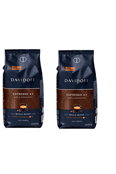Davidoff Espresso Coffee Beans 1 Kg - 2 Pieces (2 packs)