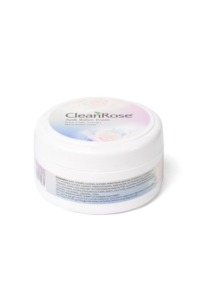 Clean Rose كريم العناية بالقدمين من كلين روز 125 مل - عناية مضادة لتشقق الكعب وتنعيمه وإصلاحه