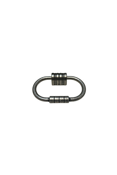 Emaks Oslo Metal Pendulum Handle 16mm Αντικέ Ασημένιο Κάλυμμα Ντουλάπας Μονάδ...