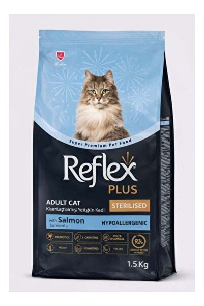 reflexplusss Cat Food for Sterilized Adult Cats with Salmon – Hypoallergenic ...