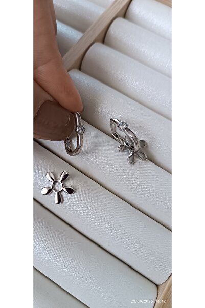 ARİ TAKI Çark Çelik Earrings