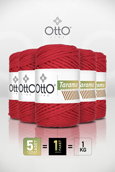 Otto Metanje - Crveno (3024) - Pakovanje od 5 - 3mm/200gr/60m - Pamuk komada ...