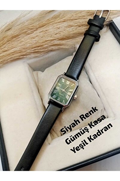 Brality Retro Series / Silver Case Roman Vintage Women's Wristwatch (Black Co...