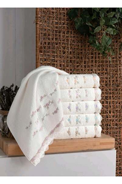 Arliva Home Bukle Embroidered 6-Piece 30X50 100% Cotton River Kitchen Towels