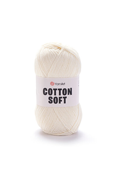Yarnart Cotton Soft %55 Pamuk %45 Akrilik – 100 g 600 m Süper İnce Örgü İpi-3...