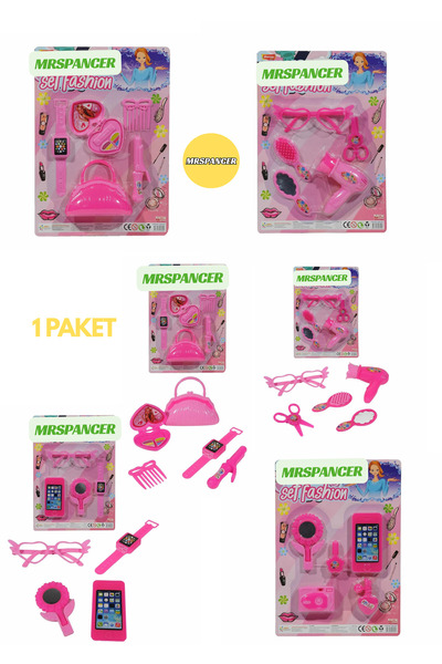 MRSPANCER 548295e - Eğlenceli GÜZELLİK Makyaj SETİ Oyuncak Takımı 1 Paket