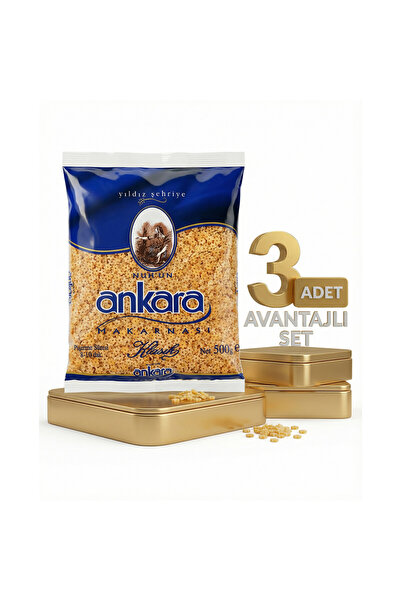 Ankara Makarna Ankara Yıldız Şehriye Makarna 3x500 Gr