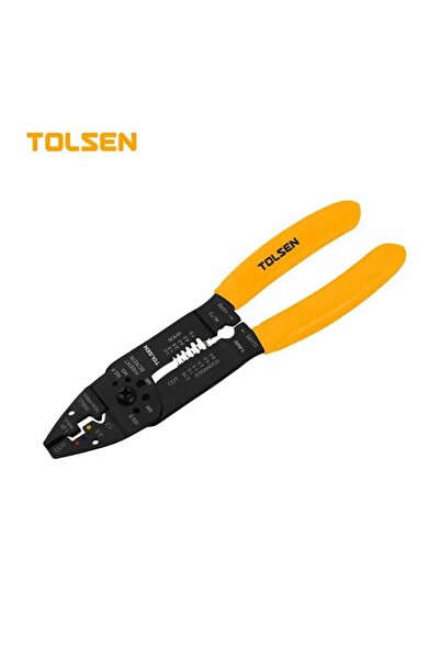 TOLSEN أداة تجريد الأسلاك وتجعيدها، كماشة 8.5 بوصة (215 مم)، موديل 38052