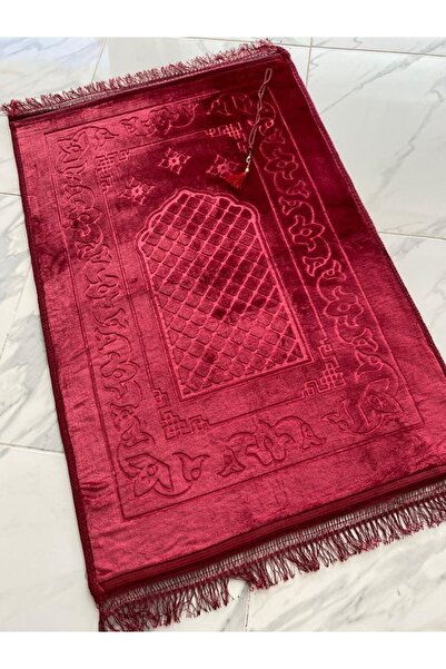 Generic Luxury Thick Soft Plush Gift Dowry Prayer Rug Prayer Beads with Anti-...