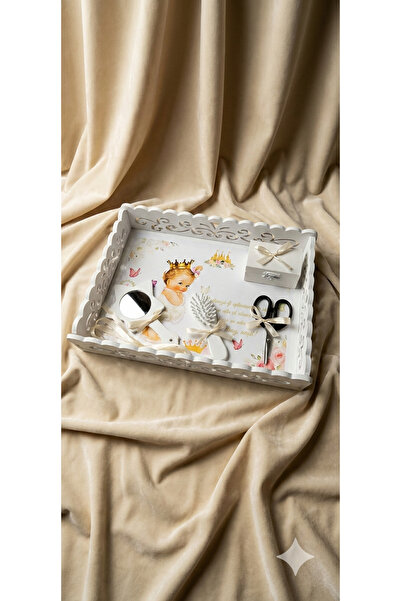 MASSIBEBE Complete Set of Moț Tray with Wooden Accessories, Premium Design 1 ...