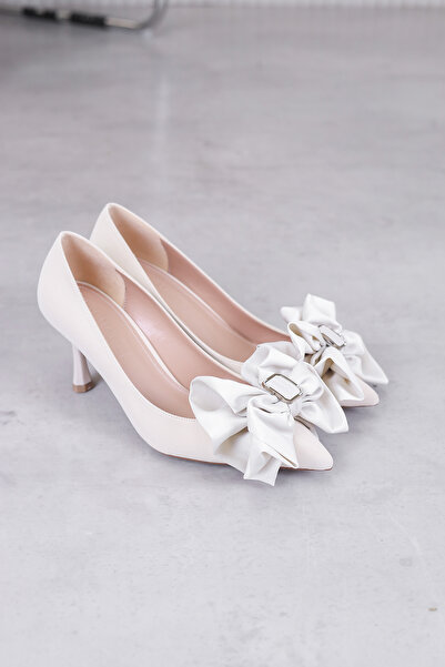 Stil Durağı Norisa Model 8 cm Heel New Season Evening Dress Shoes Stiletto Te...