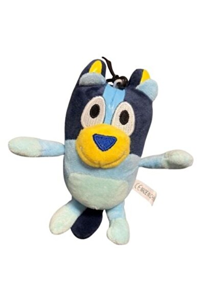 bluey Figurină breloc de pluș , 17 cm, albastră