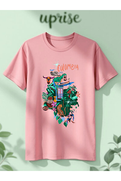 Vordevia Colombia Printed Cotton Oversize T-Shirt