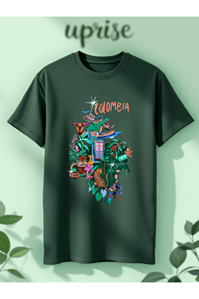 Vordevia Colombia Printed Cotton Oversize T-Shirt