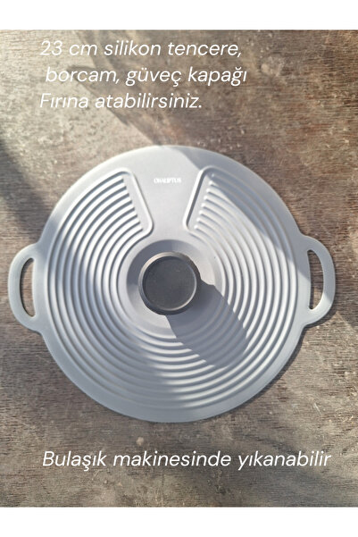 EMPA A V M 23 cm silikon tencere, borcam, güveç kapağı