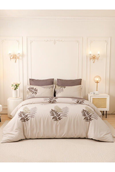 Donetella 6-Pcs Printed Duvet Cover Set King Size 220x240cm, Brushed Microfib...