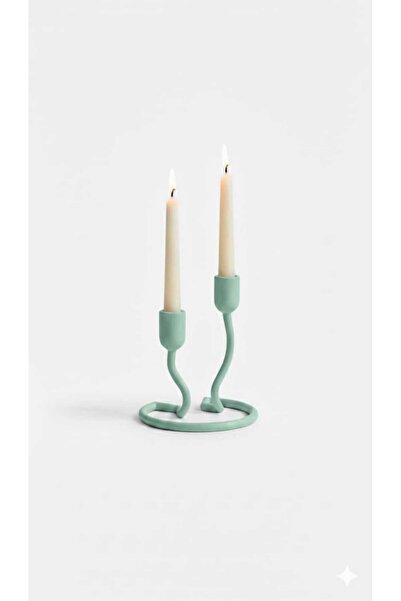 Rivon Desing BEIN 2'li tek parça şamdan