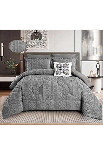 miral Summer hotel-style bed set (1.5 size), 5 pieces, comfortable and stylis...