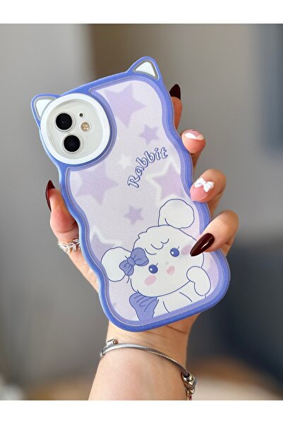 MİRAZ TASARIM Iphone 11 rabbit patterned shockproof case
