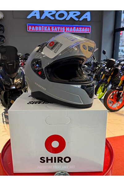 Shiro ÖZAY MOTOR Sym motosiklet kaskı (L) beden