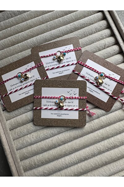 butiikçe MARTENİÇKA BİLEKLİK 2'Lİ KALP VE NAZAR