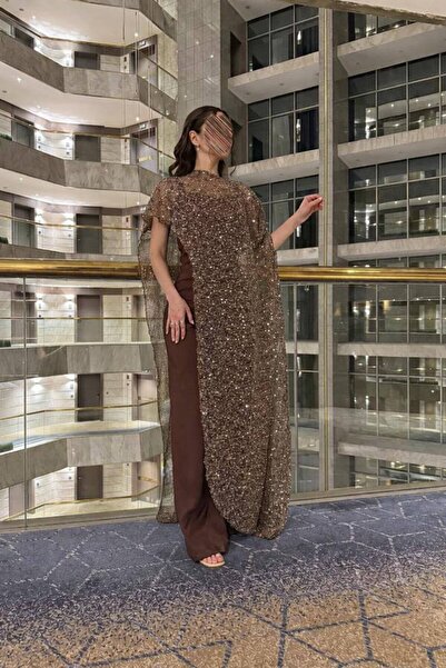 MILANORA Stylish brown jumpsuit for Eid