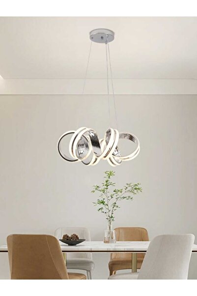 best power Modern LED Chandelier 6491 - 3 Lighting Levels, 120W, Adjustable L...
