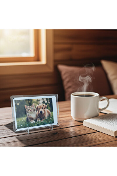 Mıknatıslı Pleksi Fotoğraf Çerçevesi 15x11