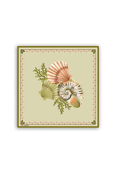 Jolamier Yeşil Shella Pamuklu Modal Fular