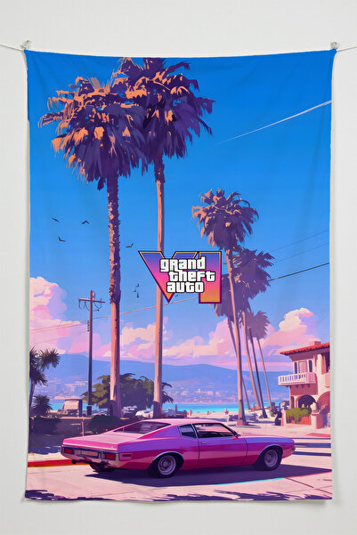 Charmbi GTA 6 Tematică – Film Anime personaj Țesătură de calitate tematică, T...