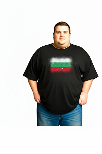 sngl Men's Large Size Short Sleeve Bulgaria Flag Printed T-Shirt 3XL 4XL 5XL ...