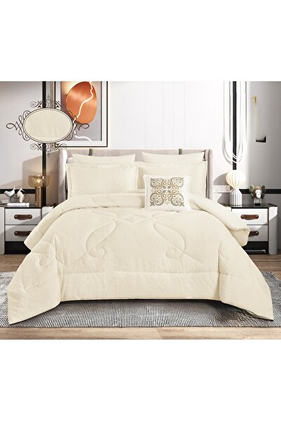 miral Summer hotel-style bed set (1.5 size), 5 pieces, comfortable and stylis...