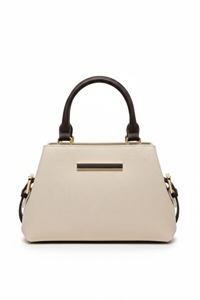 VELLABAGS حقيبة يد وكتف نسائية من NEP Milano Cream – تصميم عصري أنيق مع تفاصي...