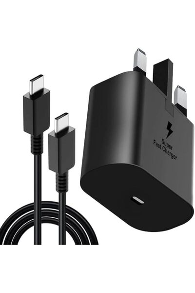 Generic 45W USB-C Super Fast Charger PD 3.0 with 1M Cable for Samsung S25/S24...