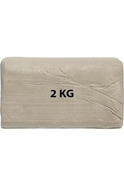 Dara Art 2 Kg Beyaz Seramik Hamuru, Doğal Kil Çamuru 2000 gram