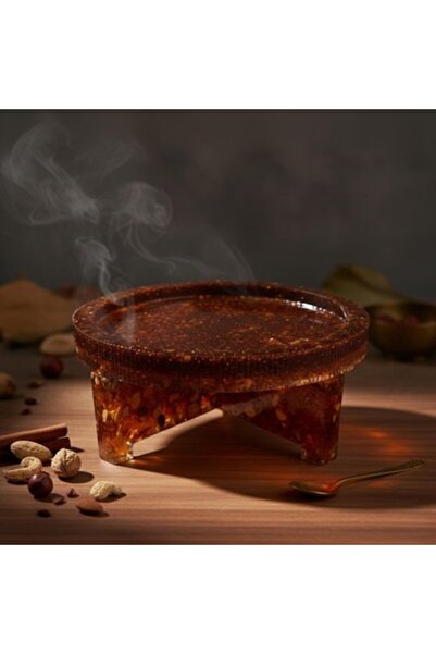 unbranded Handmade Natural Amber Decorative Tray – Unique Amber Collectible A...