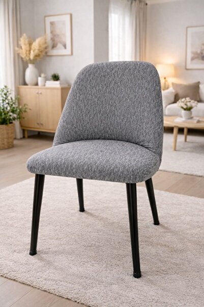 beyvetçe Jakarli kumaş çubukdesen ( 6 adet ) büyük oval sandalye kılıfı,likra...