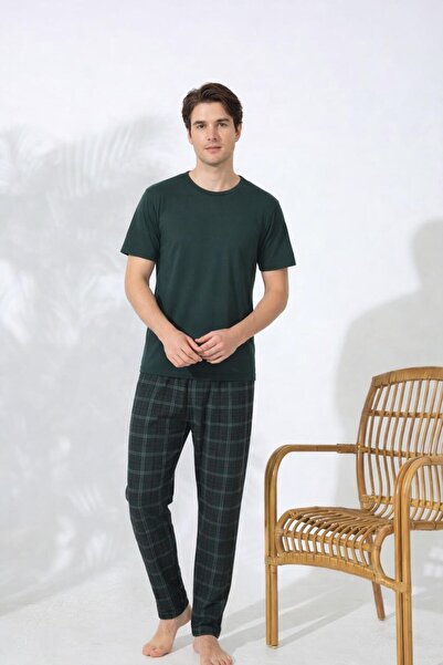 HUBEN ανδρικό βαμβακερό κοστούμι πιτζάμα