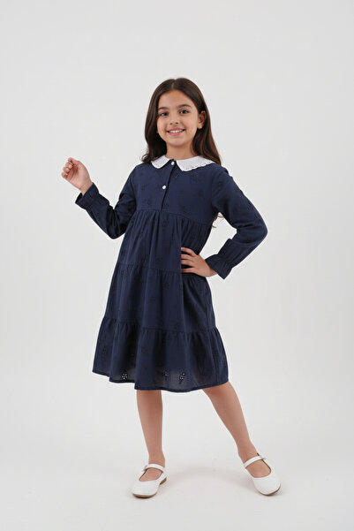 SOULTAN فستان مطرّز بالزهور للبنات