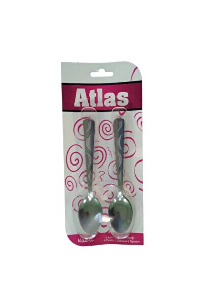 Greathings ATLAS-704 6 bucăți linguri metalice pentru desert*50