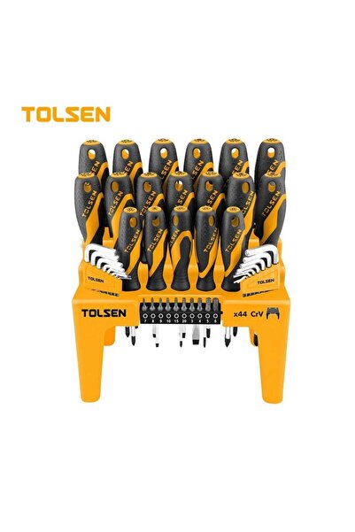 TOLSEN 44‑Piece Screwdriver & Bit Set – Model 20185