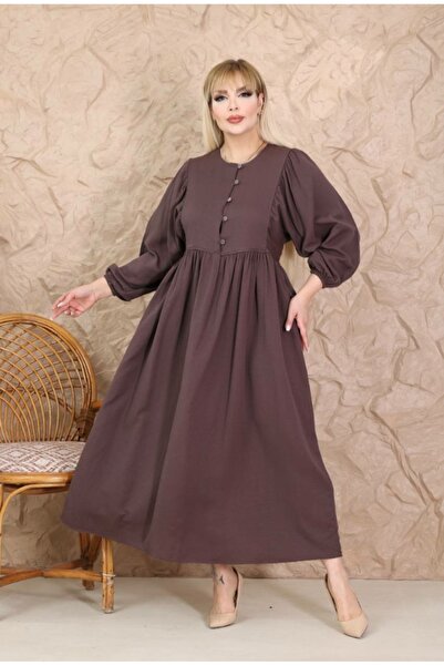 Te&Te Rochie de damă din țesătură de muselină, mărime mare