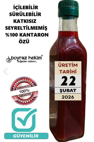 BOYRAZ HEKİM Doğal kırmızı kantaron yağı 1000 ml saf içilebilir sürülebilir y...
