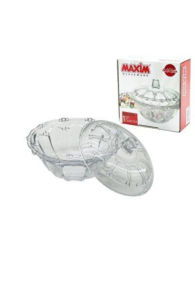 Greathings وعاء سكر زجاجي من ماكسيم جلاسوور HR-113/I-I-GB ISK-C001 (مع غطاء ز...