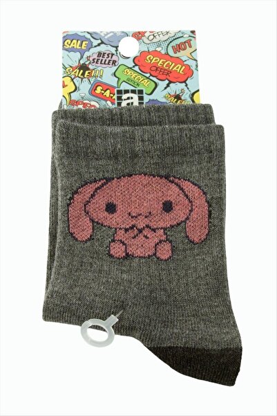 ZERO LAND Nrzsnt Tşan College Socks 8*28 (04326) - Gray